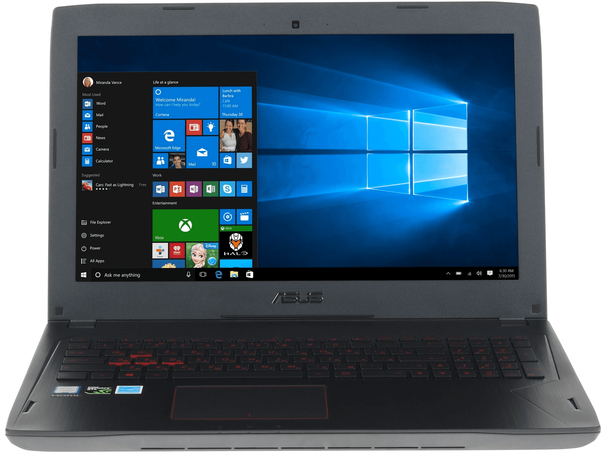 Ноутбук Asus FX53V